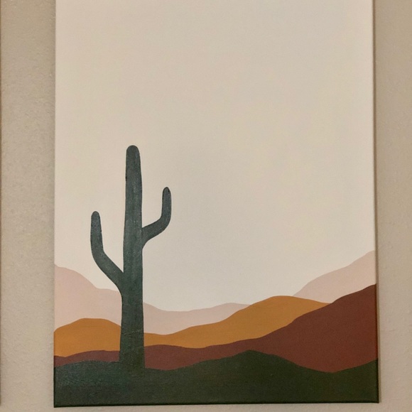 3 Piece Modern Western Desert Paintings - SET - Home Decor - Art - Picture 5 of 6